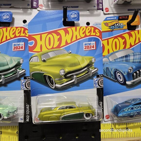 HOT WHEELS LOT OF 6 , 3 PURPLE PASSION  3 HIROHATA MERC - Picture 4 of 9